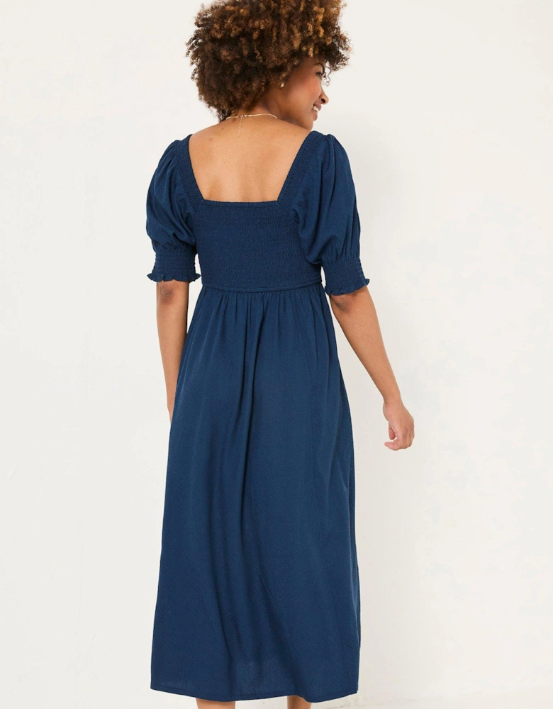 Bloom Midi Dress - Blue