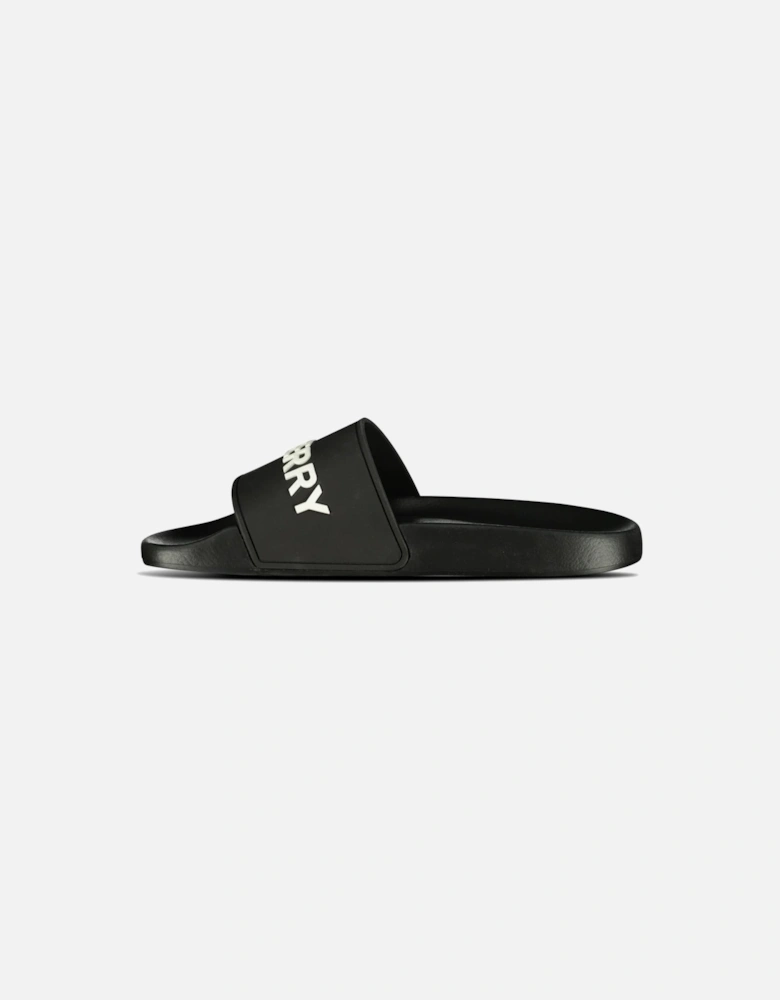 Logo Tech Furley Sliders Black