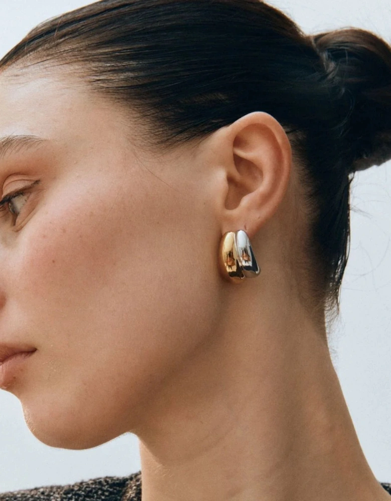 Furo duo creole mixed earring