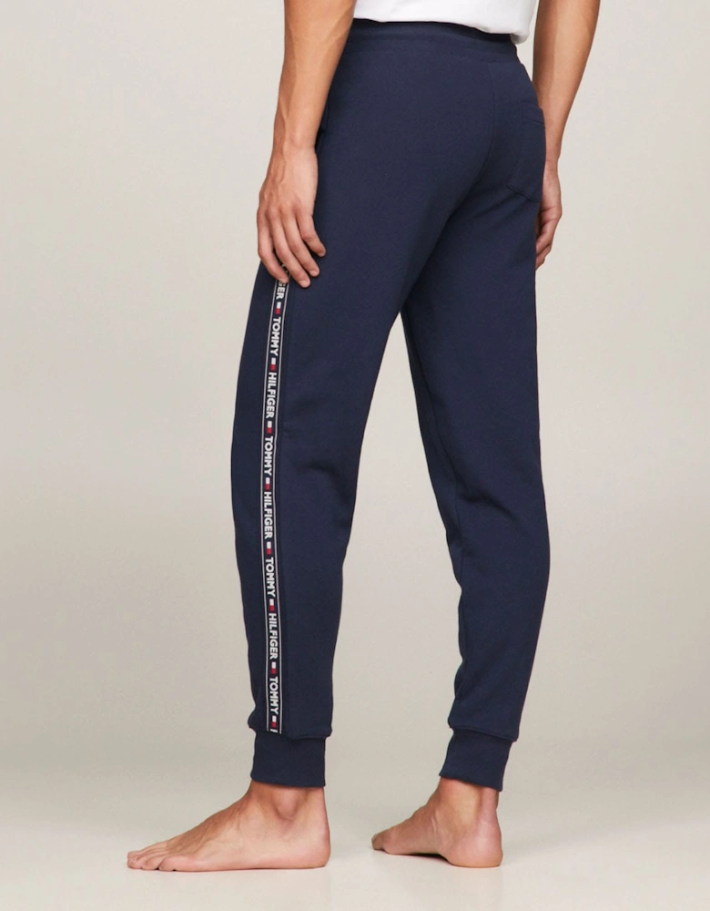 Logo Tape Lounge Bottoms - Mens Repeat Logo Tape Jog Pants