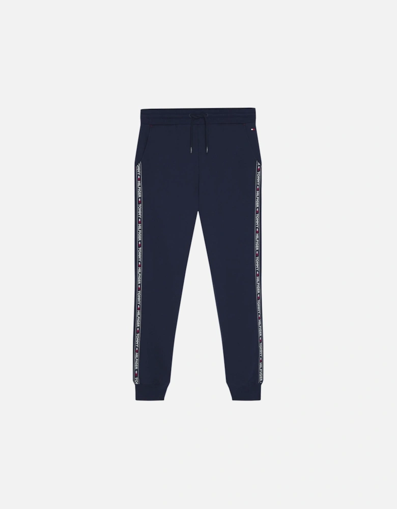 Logo Tape Lounge Bottoms - Mens Repeat Logo Tape Jog Pants