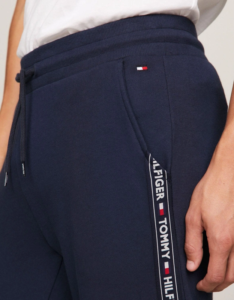 Logo Tape Lounge Bottoms - Mens Repeat Logo Tape Jog Pants
