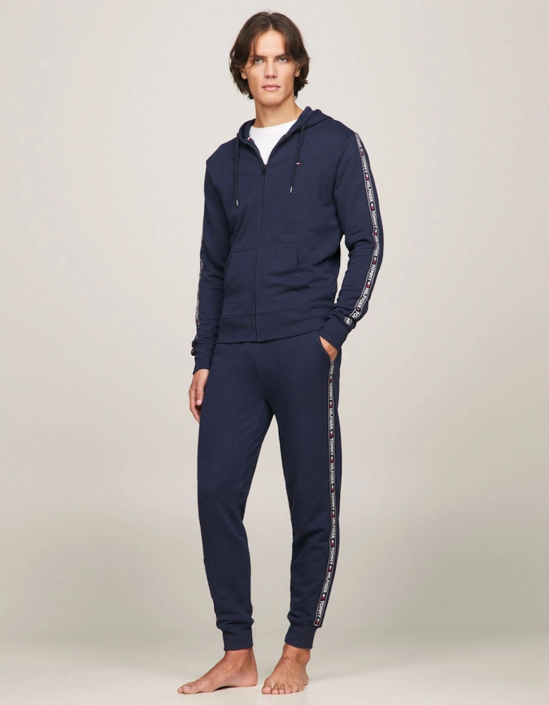 Logo Tape Lounge Bottoms - Mens Repeat Logo Tape Jog Pants