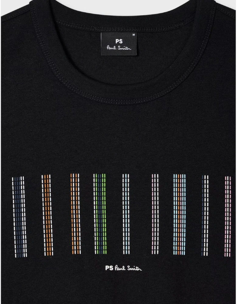 PS Stripe T-Shirt 79 BLACK