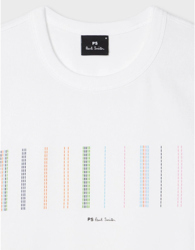 PS Stripe T-Shirt 01 WHITE