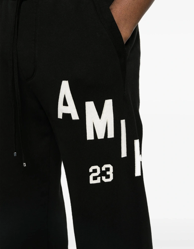 Hockey 23 Logo Patch Joggers in Black