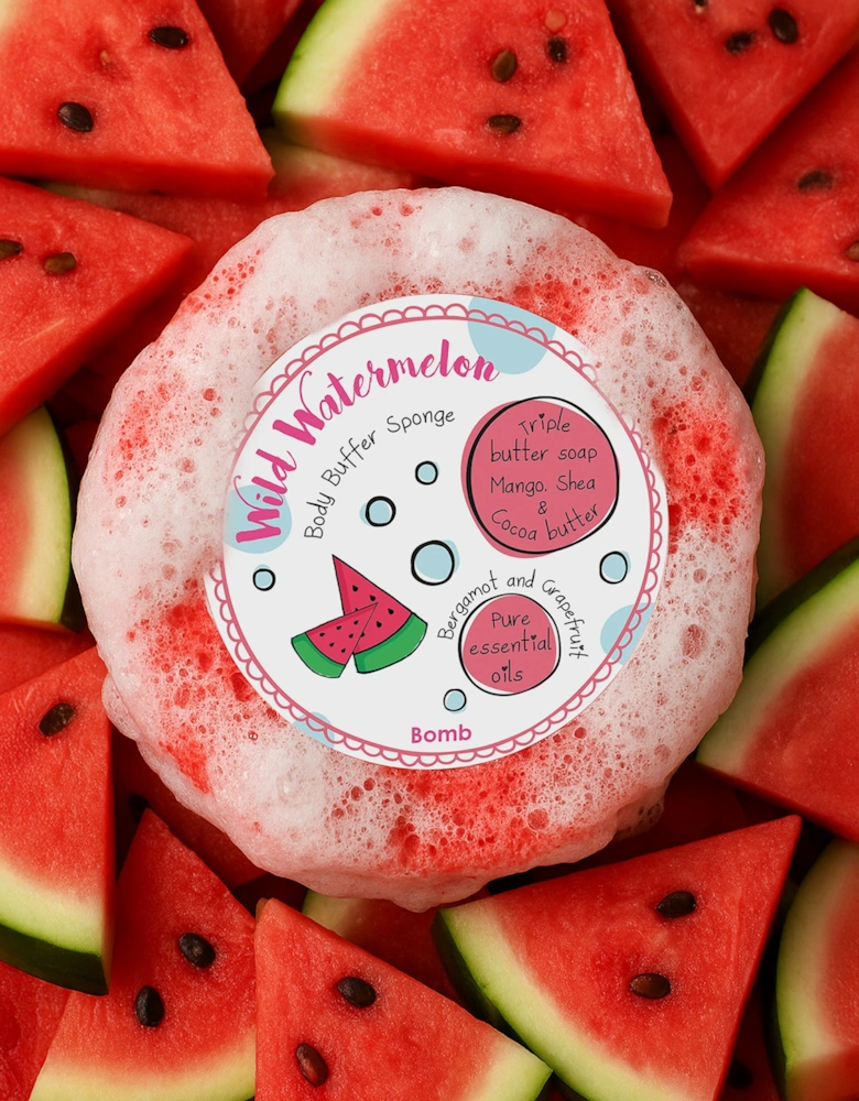 Wild Watermelon Body Buffer Soap Shower Sponge