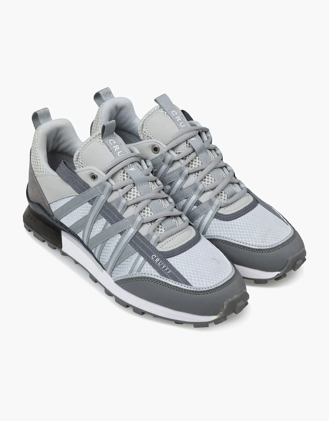 Fearia Men's Light Grey Trainers, 4 of 3