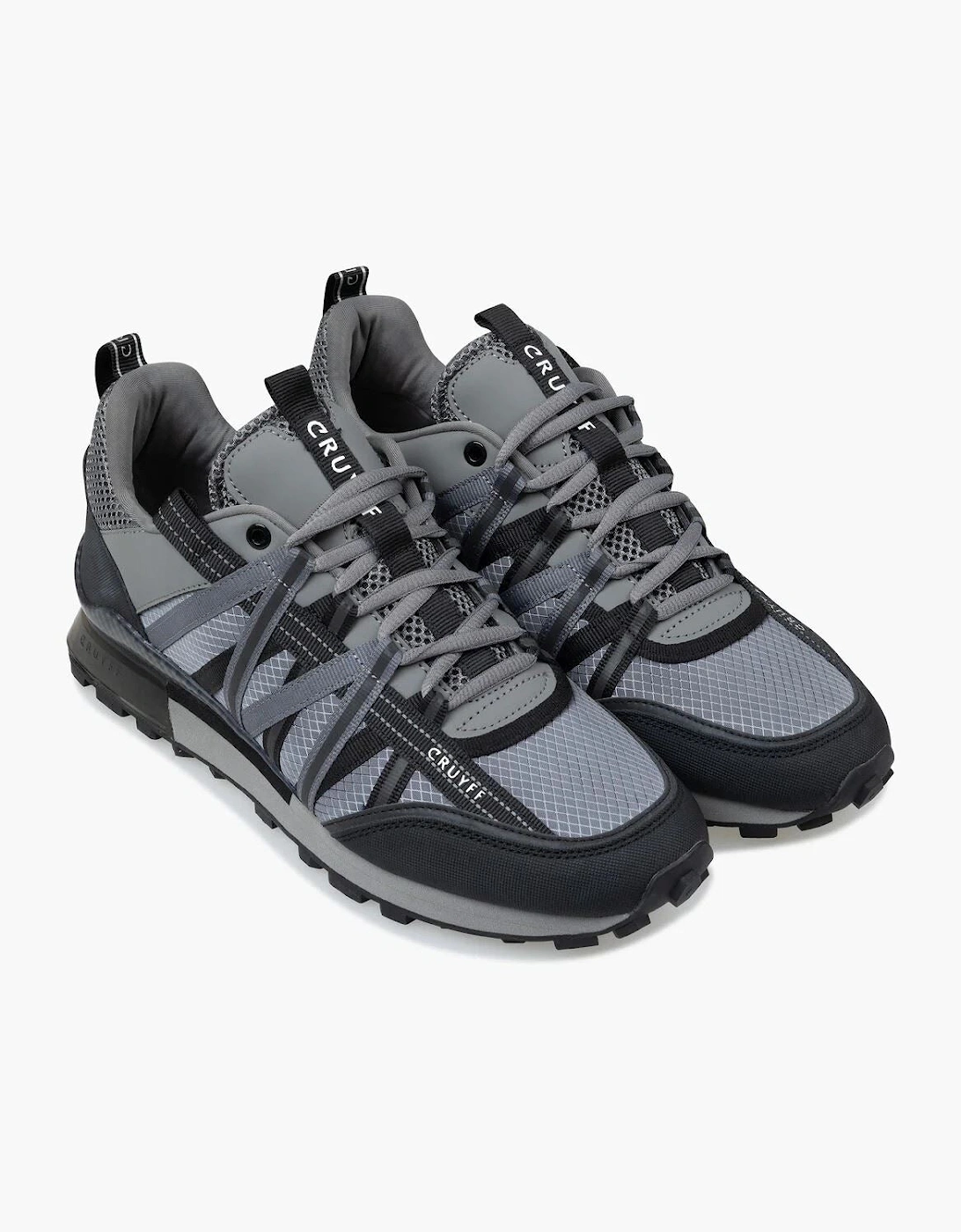 Fearia Men's Mid Grey Trainers, 4 of 3