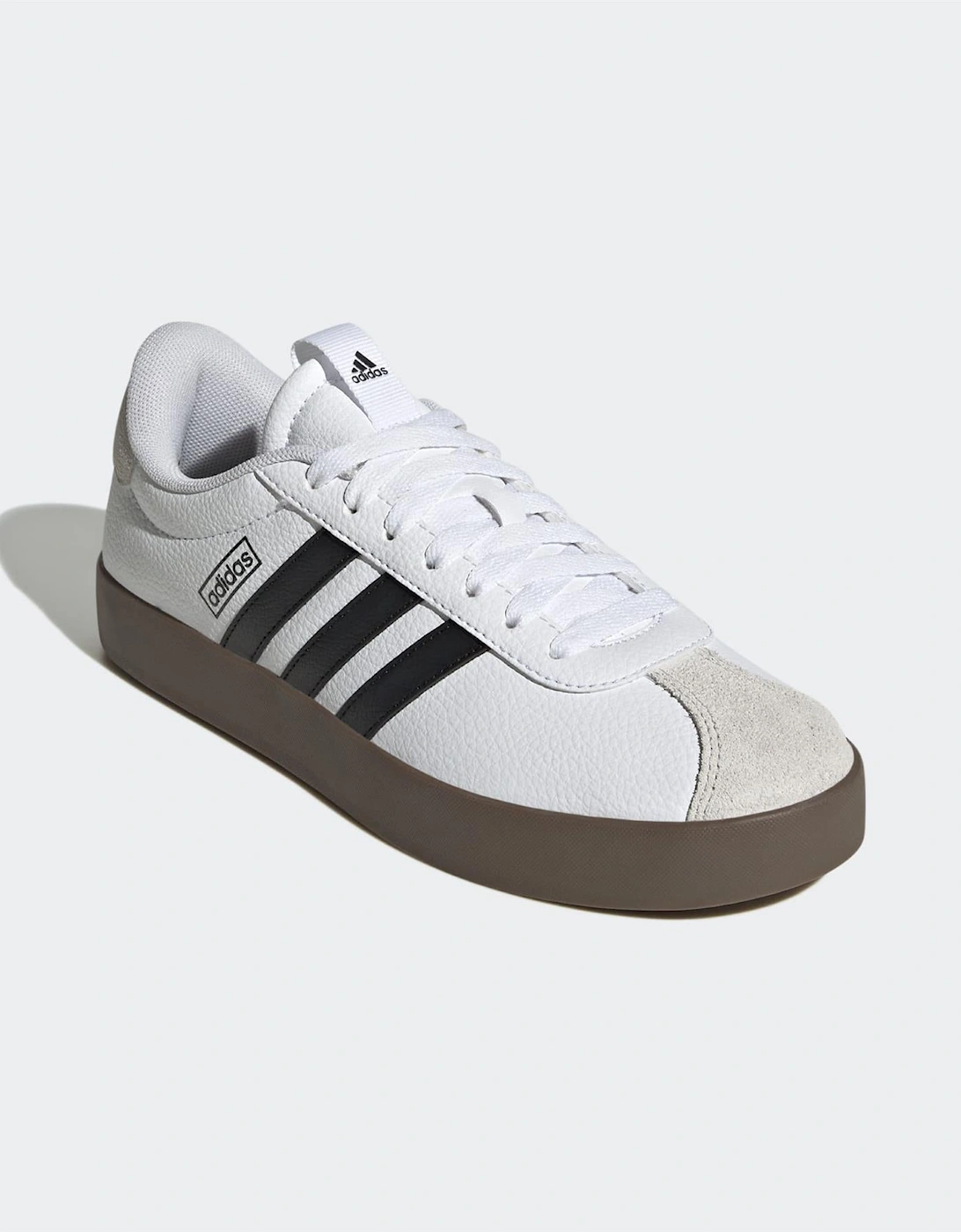 VL Court 3.0 Women's White/Brown Trainers, 7 of 6