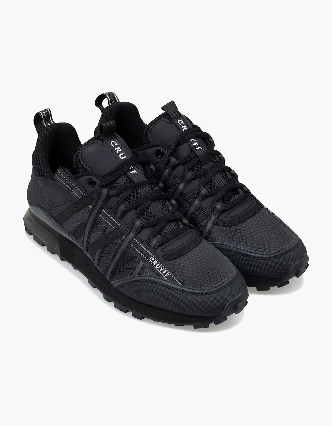 Fearia Men's Black Trainers, 4 of 3