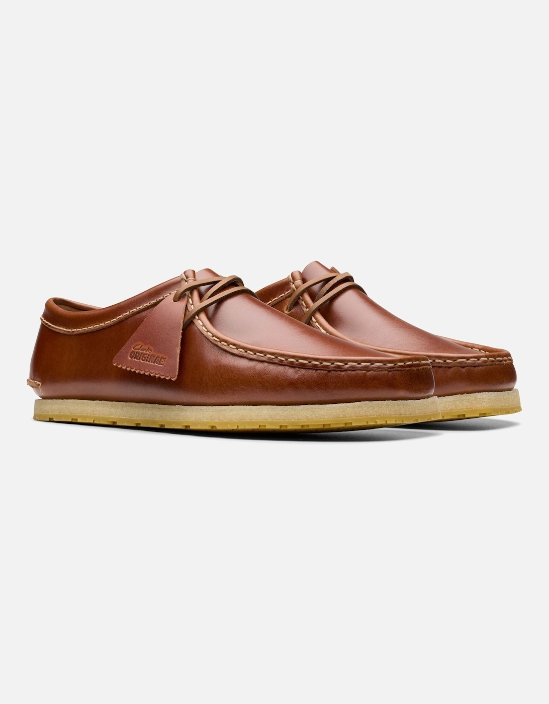 Originals Godney Lace Leather Men's Brown Shoes, 9 of 8