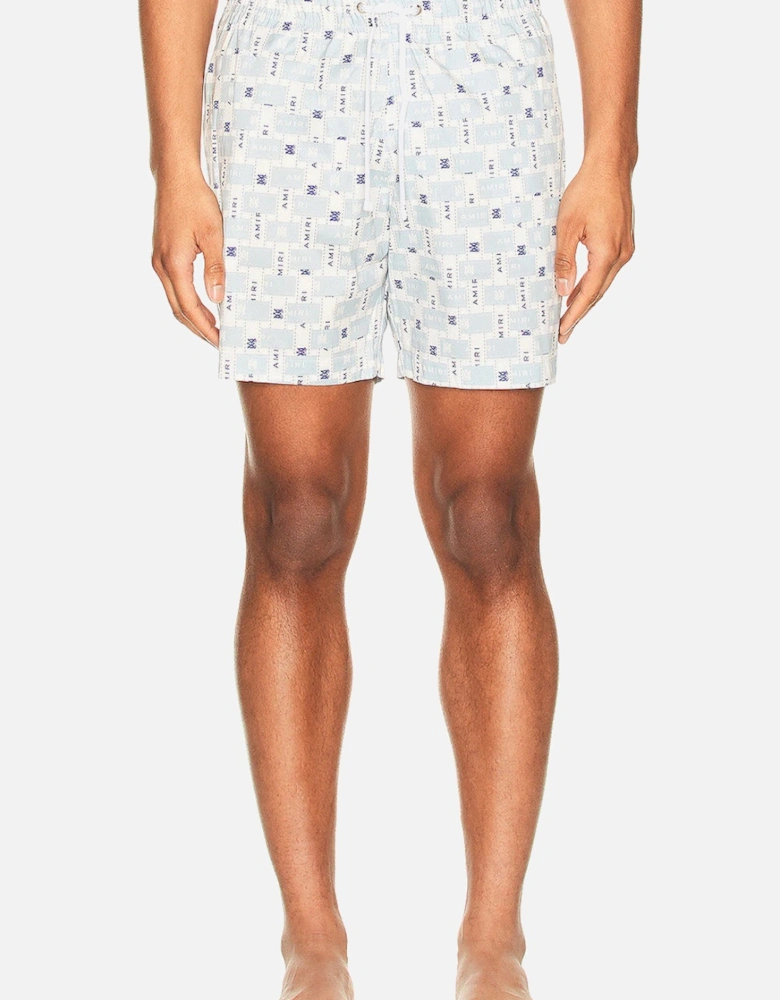 Interweave Swim Shorts in White