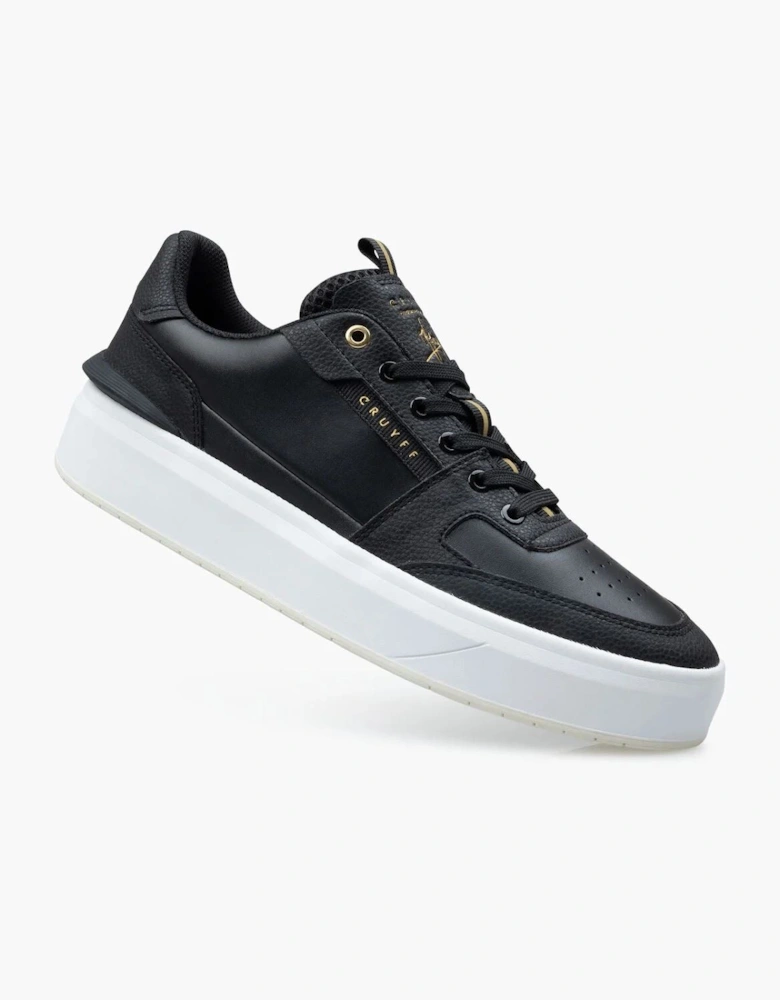 Endorsed Tennis Leather Men's Black/White Trainers