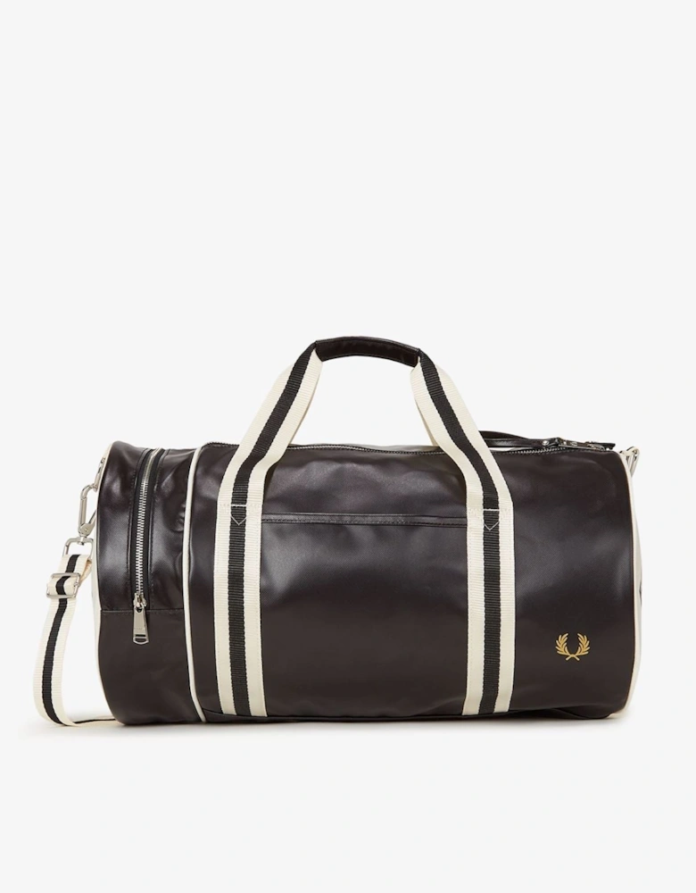 Classic Barrel Polyester Black/Ecru Cross Bag