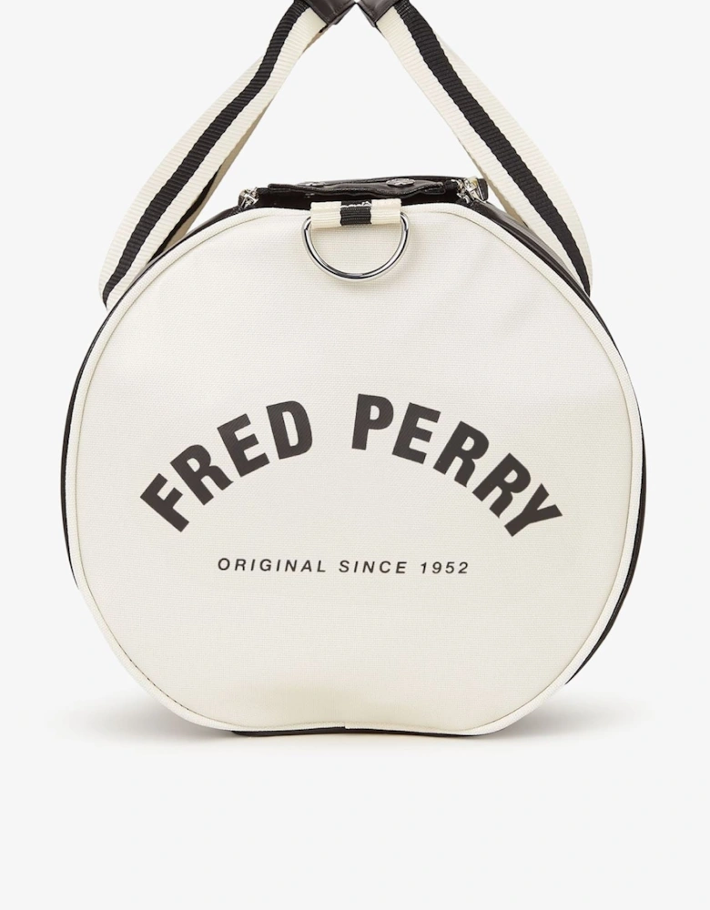 Classic Barrel Polyester Black/Ecru Cross Bag