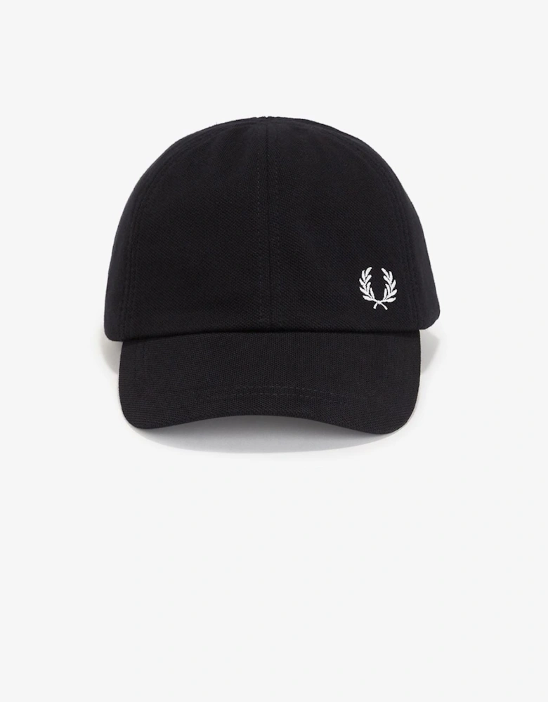 Pique Classic Cotton Black/White Caps