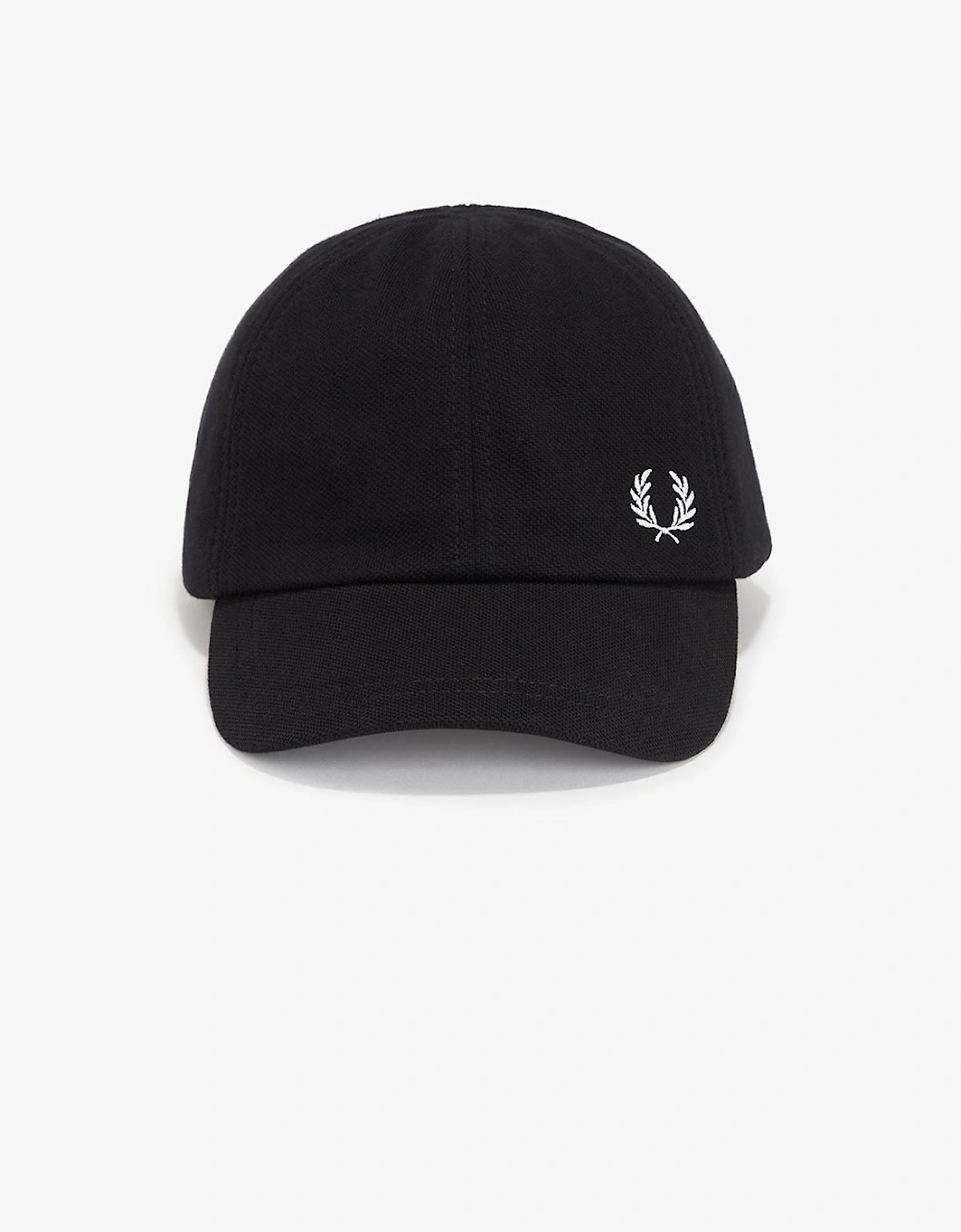 Pique Classic Cotton Black/White Caps