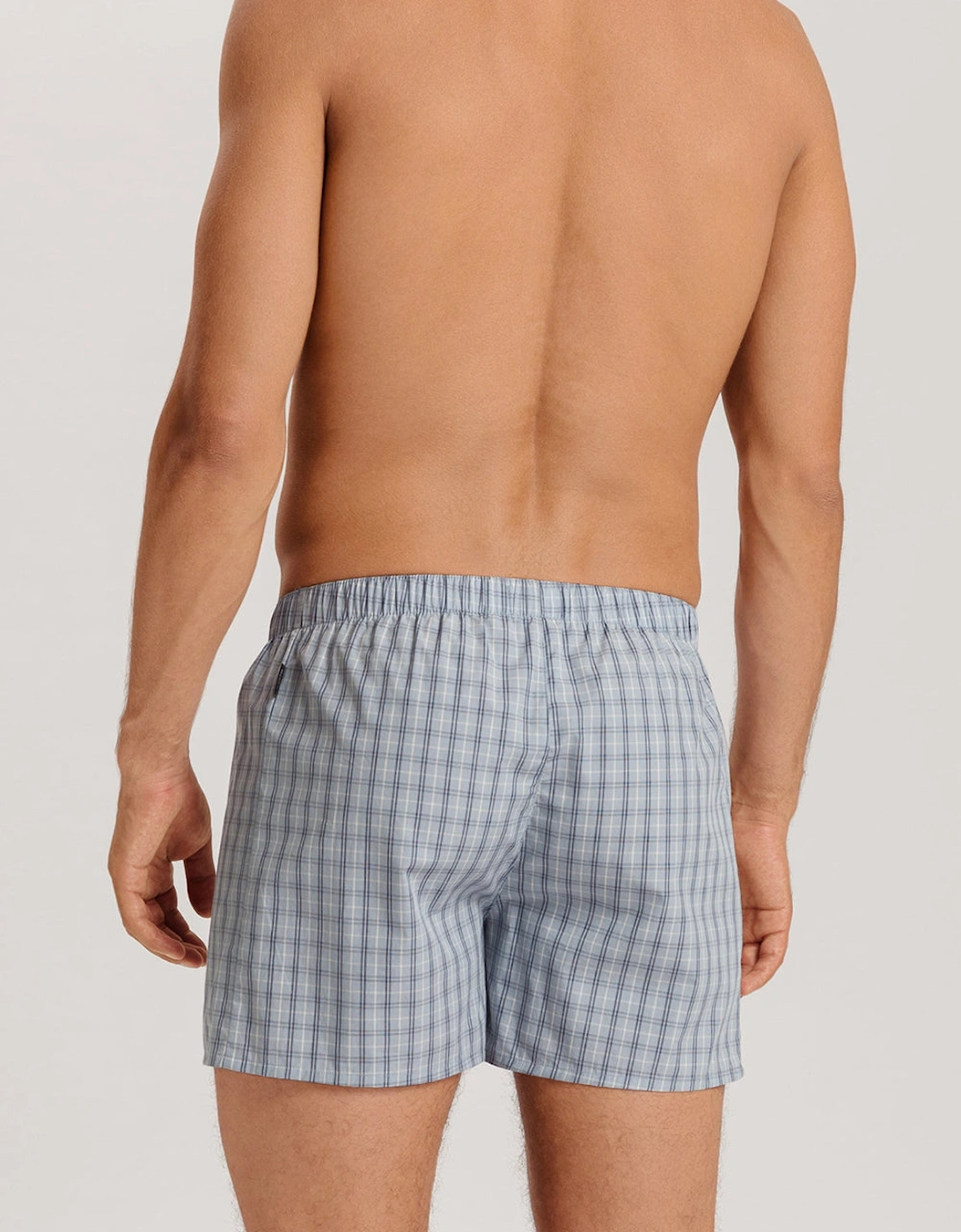 Fancy Woven Boxer Shorts, Sea Breeze Check