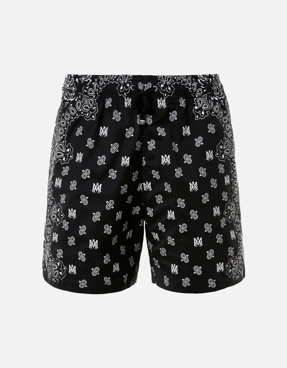 Bandana Swim Shorts in Black, 4 of 3
