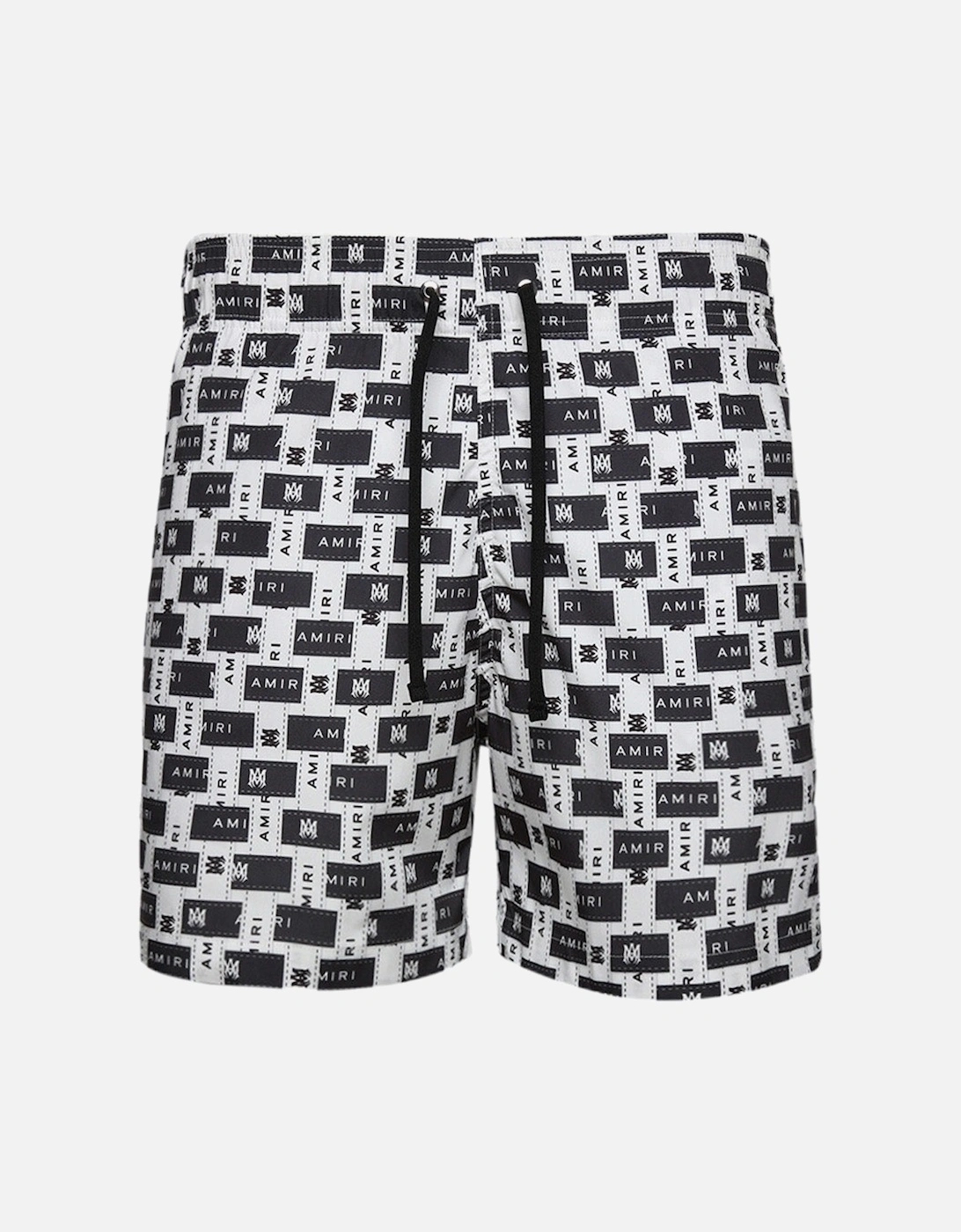 Interweave Swim Shorts in White/Black, 5 of 4