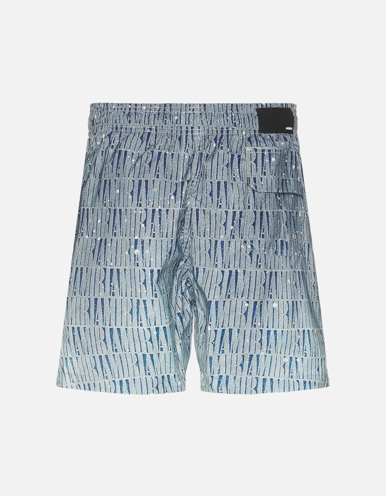 Gradient Swim Shorts in Blue