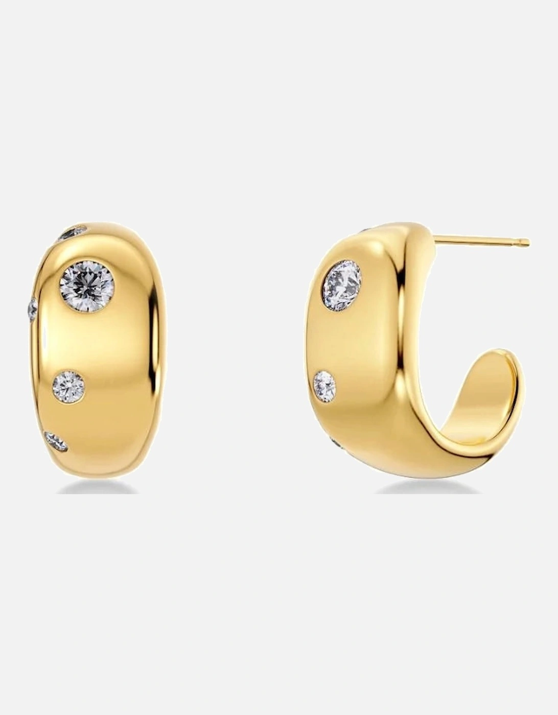 Selena hoops in gold, 4 of 3
