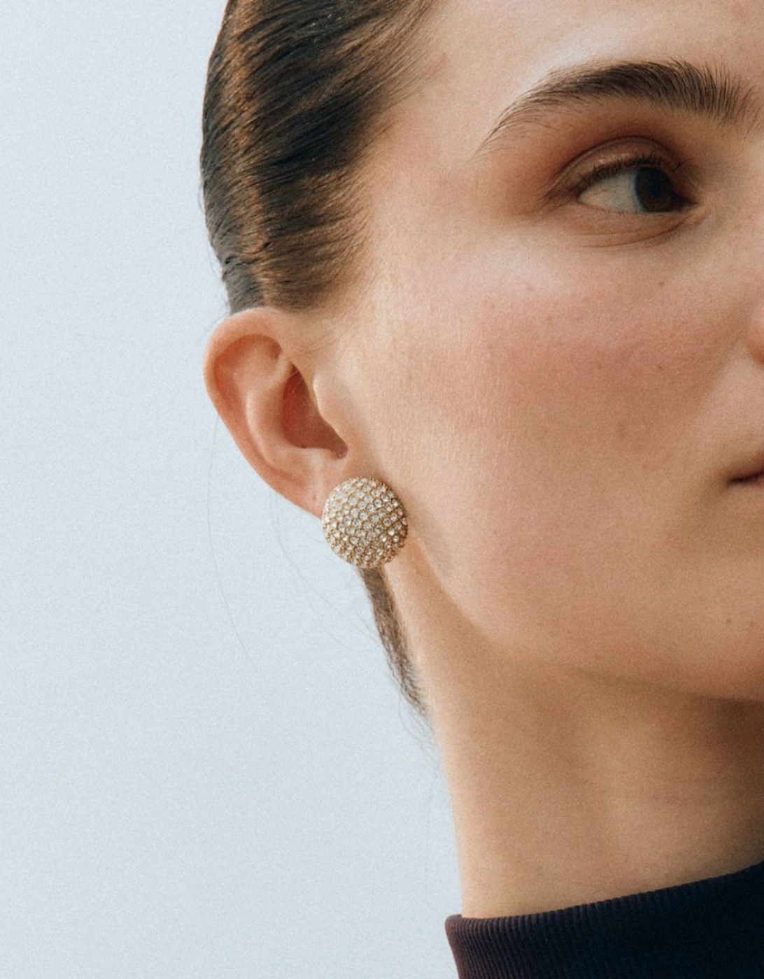 Bead sparkle studs
