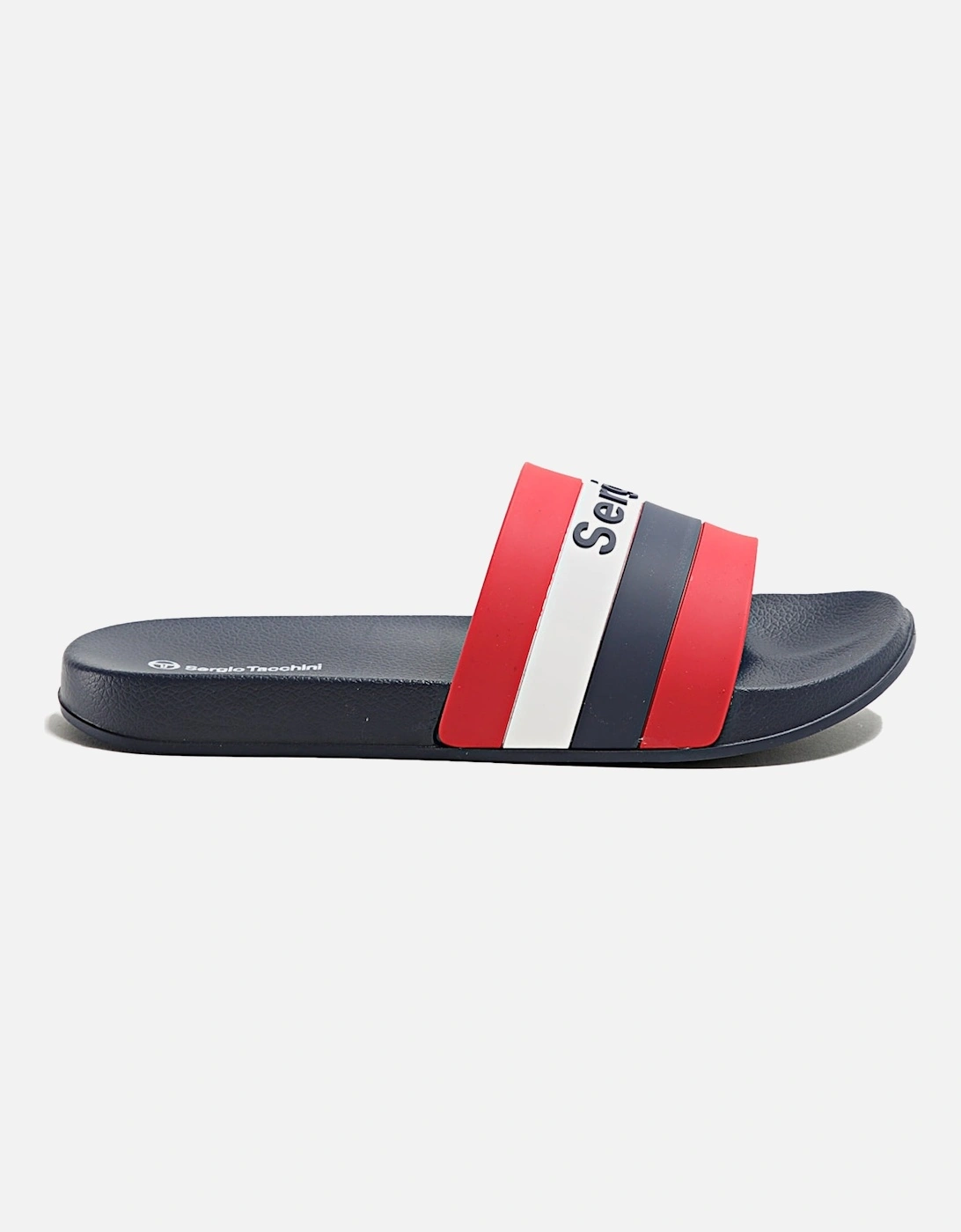 San Remo Stripe Slides Navy/Red/White, 4 of 3