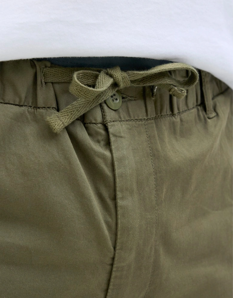 Jaiden Campaign Hybrid Jogger Straight Short Olive Night