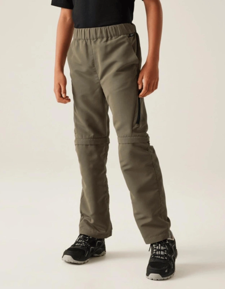 Kids Sorcer Zip Off Walking Trousers