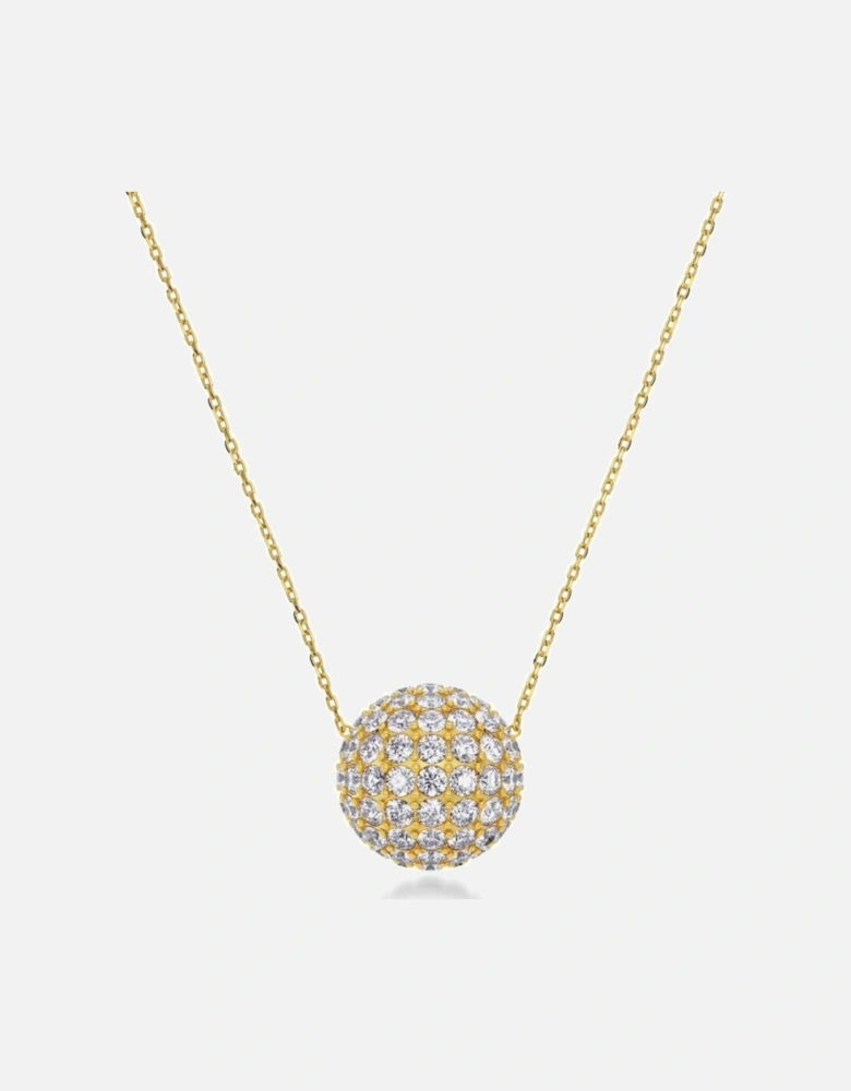 Bead sparkle necklace gold