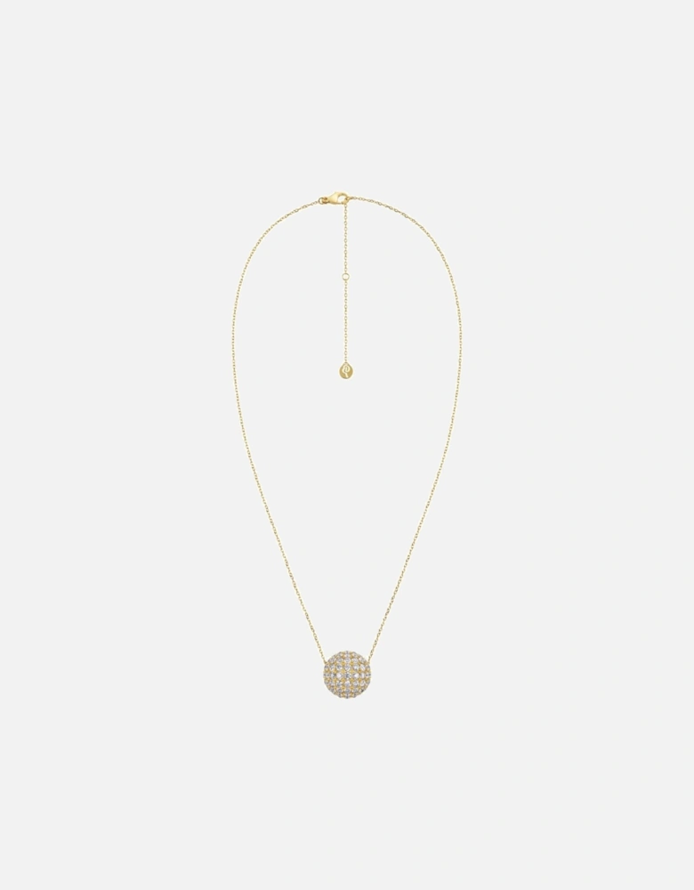 Bead sparkle necklace gold