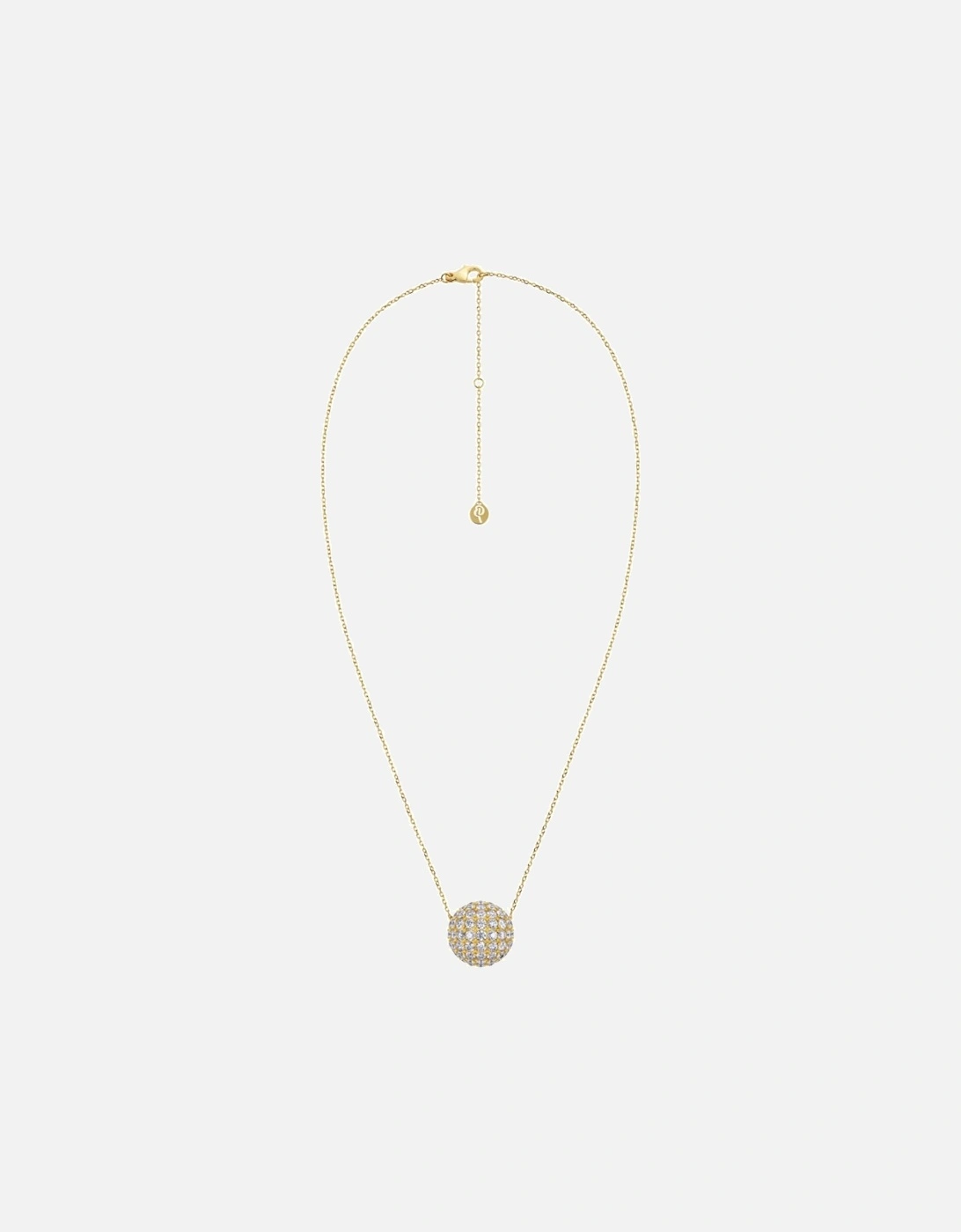 Bead sparkle necklace gold