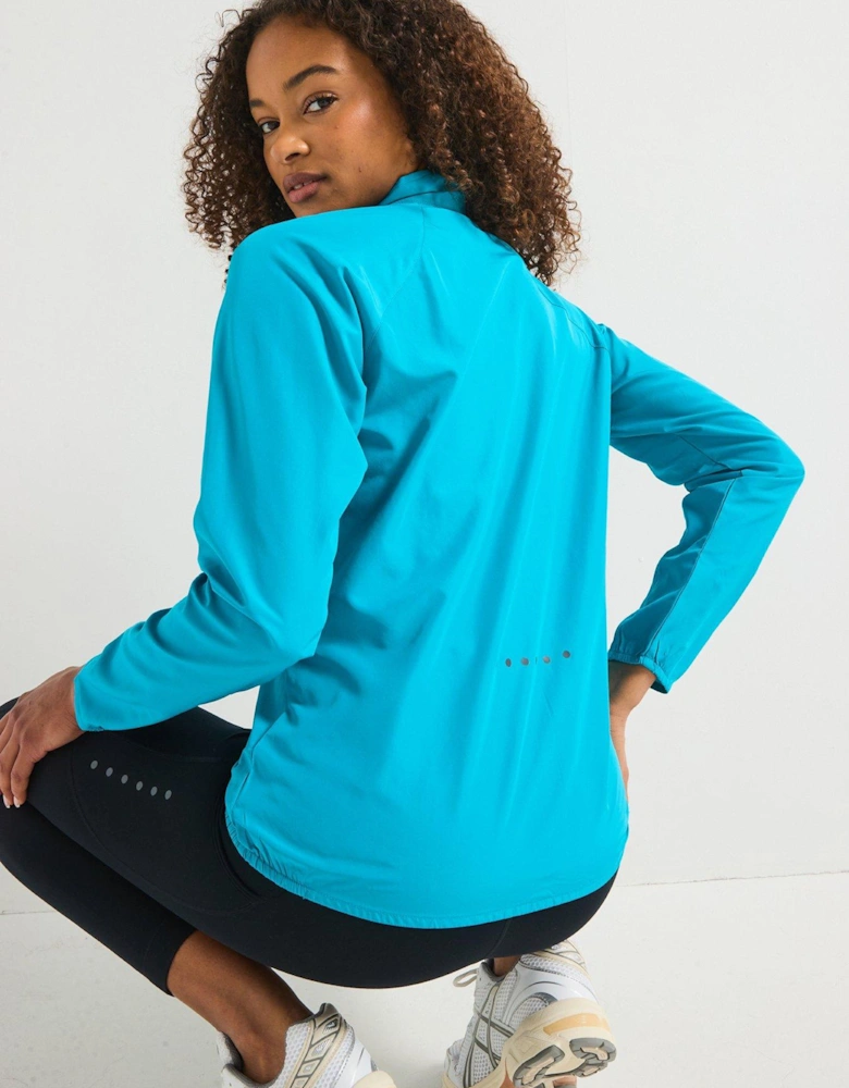 Womens Running Core Jacket - Blue