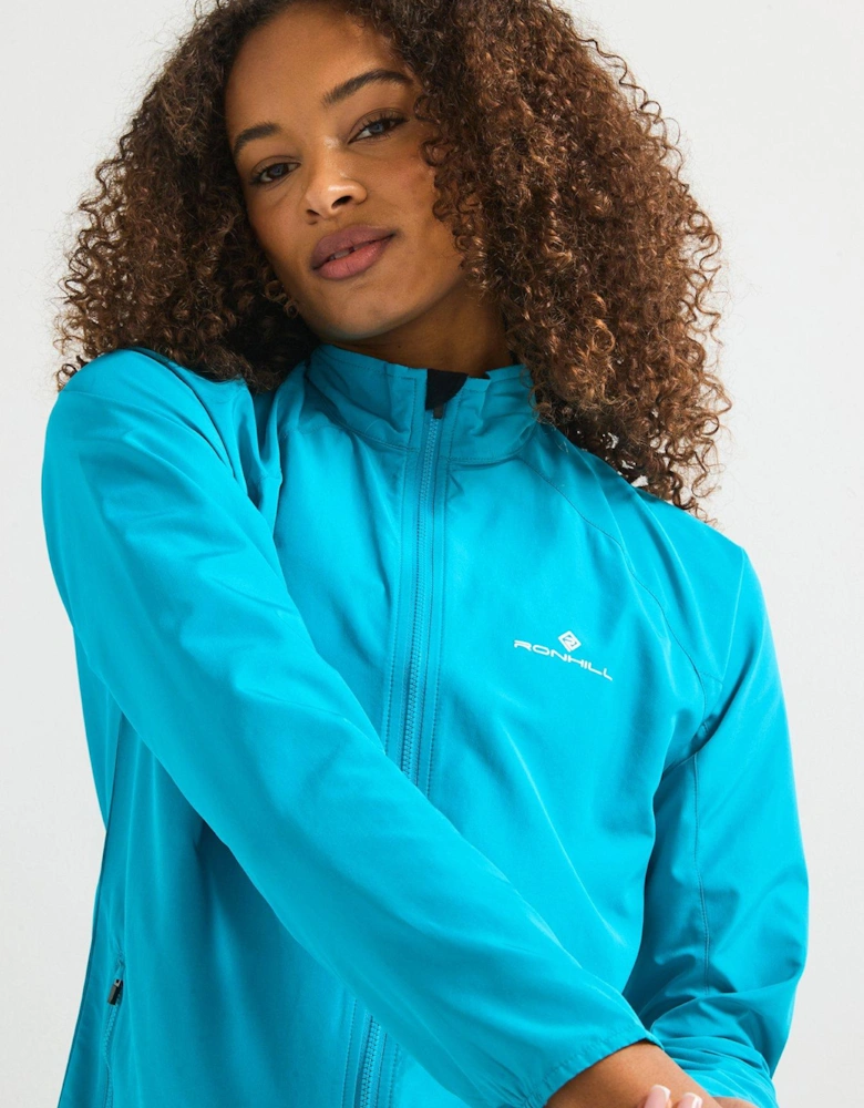 Womens Running Core Jacket - Blue