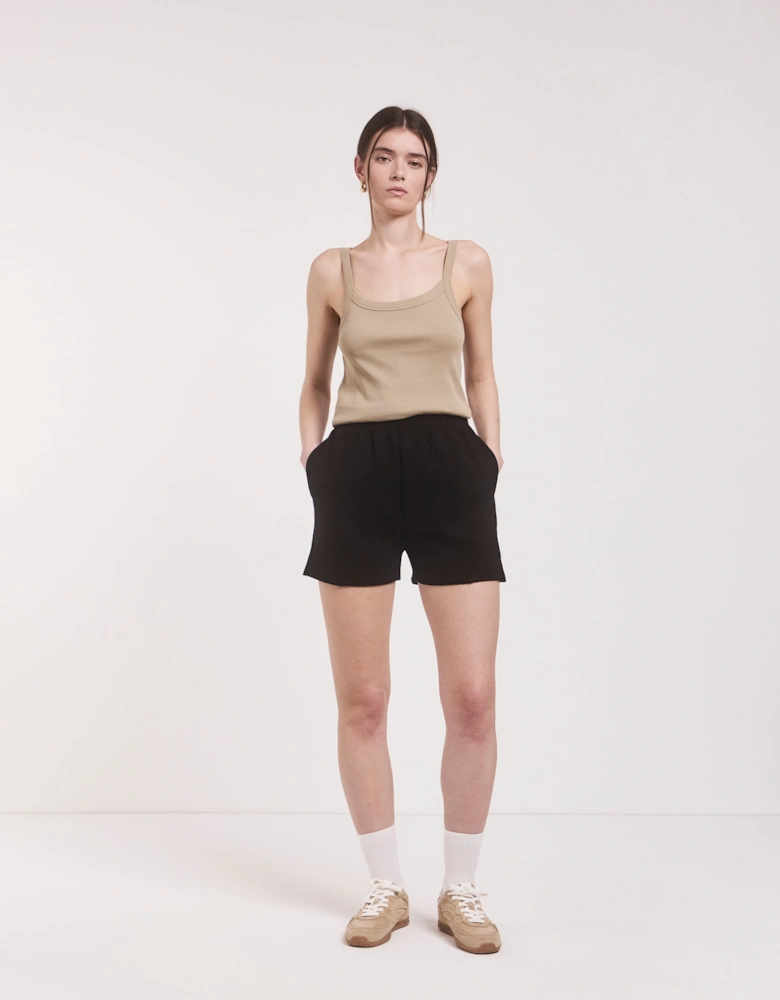 Signature Lounge Shorts in Black