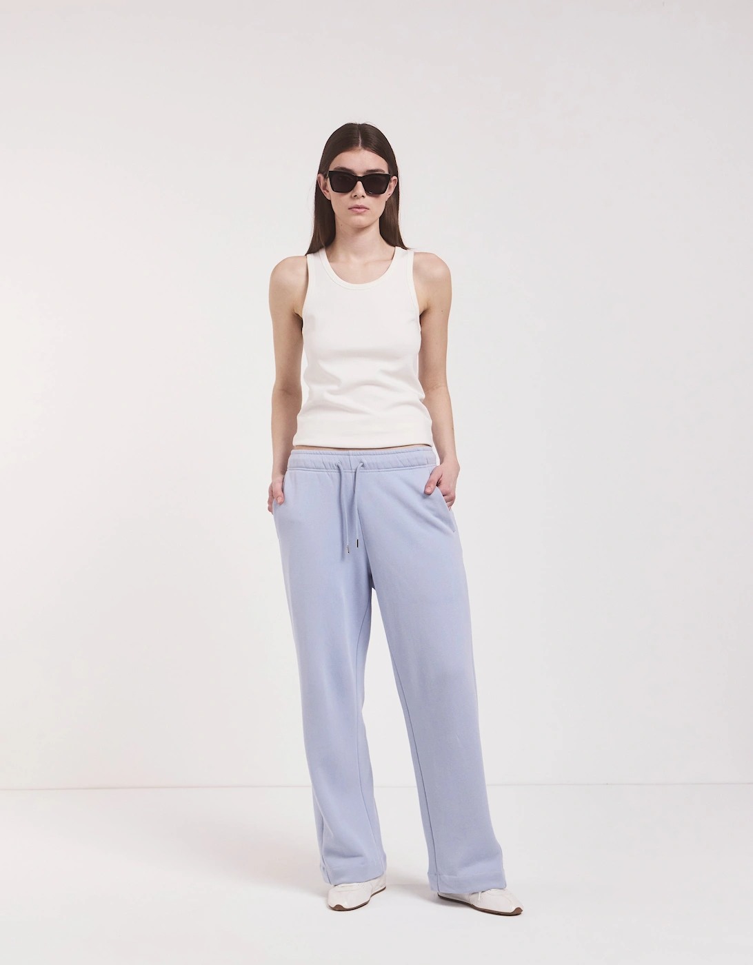 Signature Straight Leg Sweatpant in Sky, 5 of 4