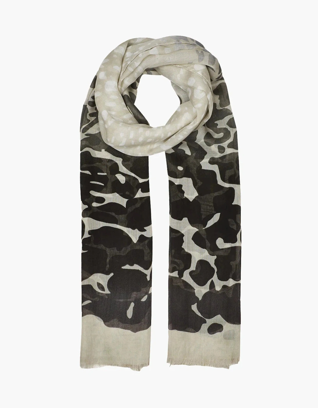 Tutti & Co Women's Black/White Animal Scarf