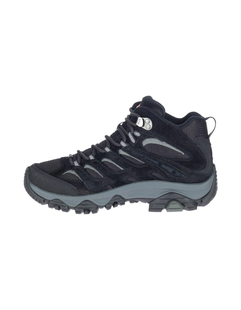 Womens Moab Mid Goretex Hiking Boots - Black/grey