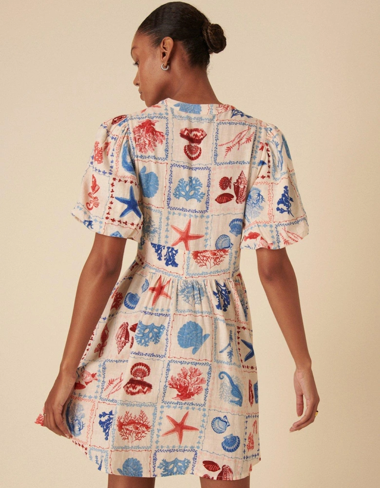 Starlight Print Mini Dress - Multi