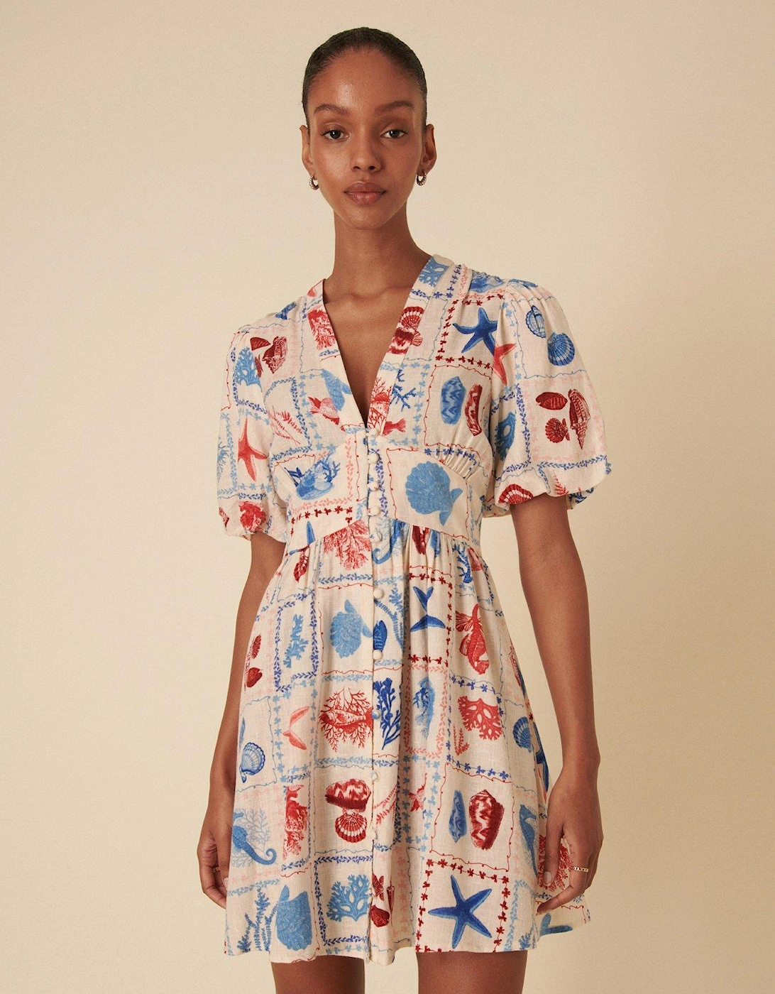 Starlight Print Mini Dress - Multi