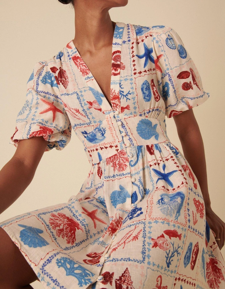 Starlight Print Mini Dress - Multi