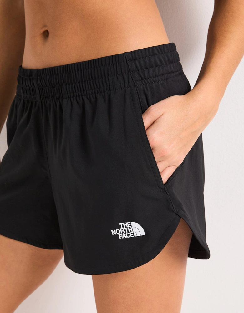 Women's Flex Woven 3 Inch Shorts - Black