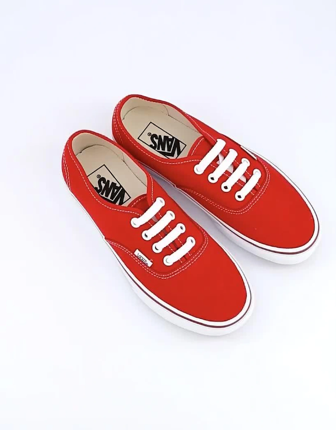 Women's Authentic Trainers - Red/White