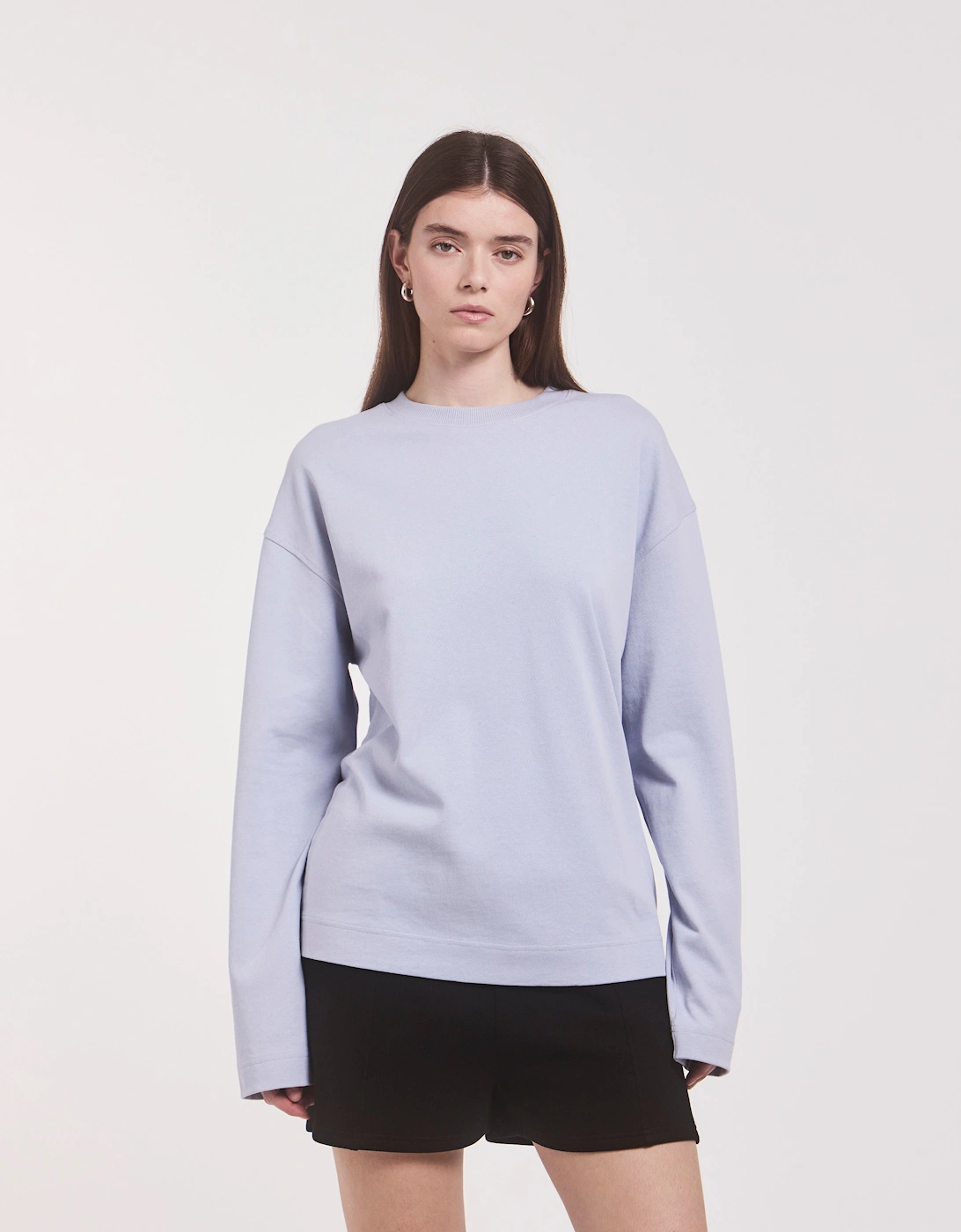 The Boyfriend Long Sleeve T-Shirt in Sky, 5 of 4