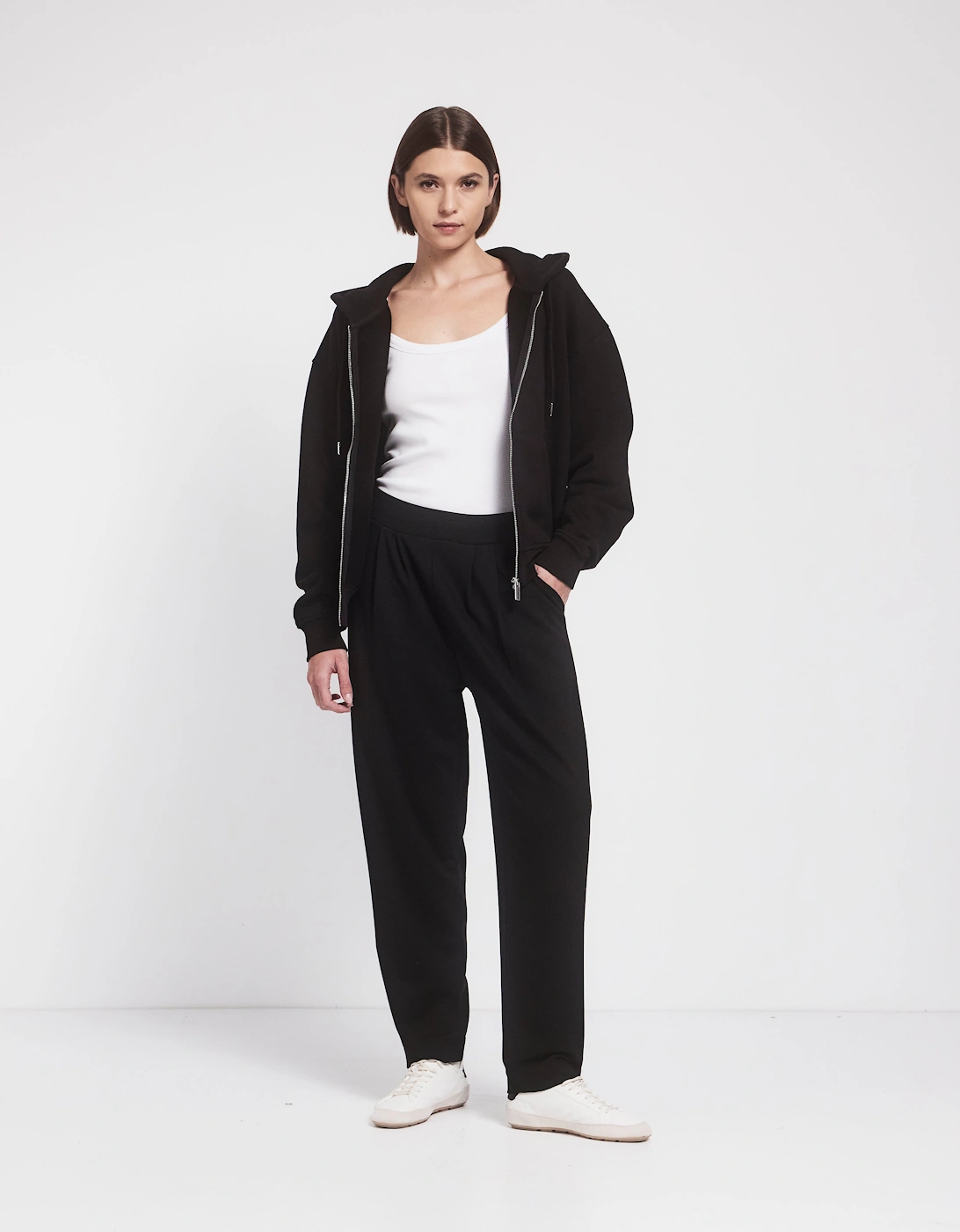 Flax Jersey Travel Pant in Black, 9 of 8