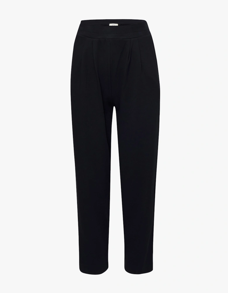 Flax Jersey Travel Pant in Black