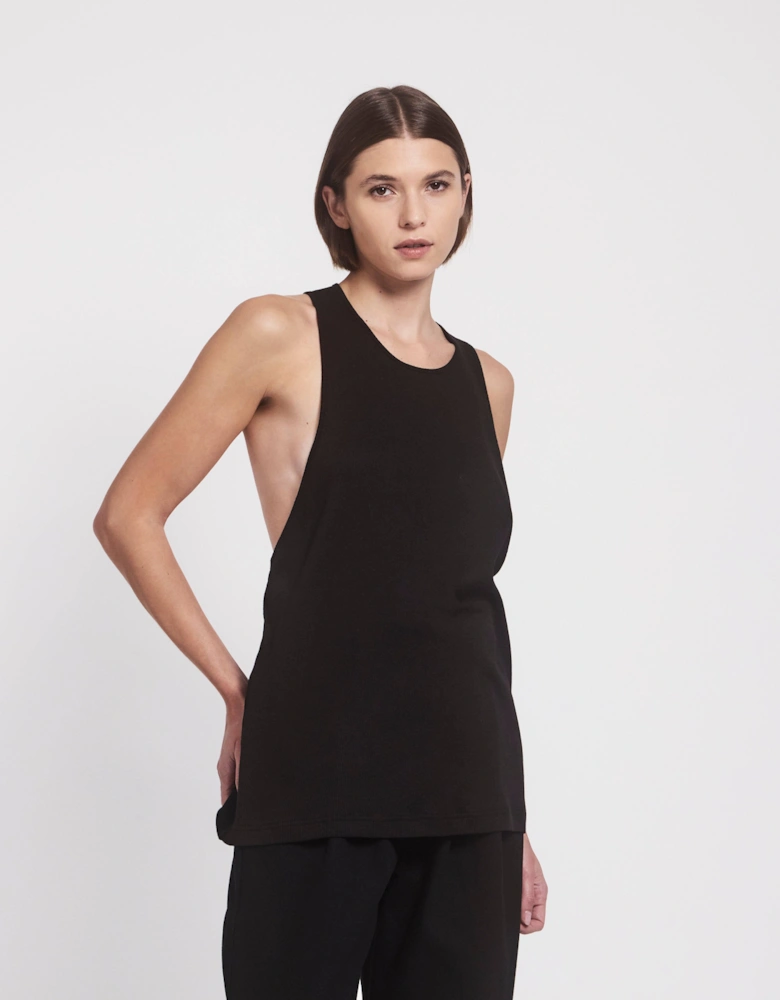 Gato Open Back Tank in Black