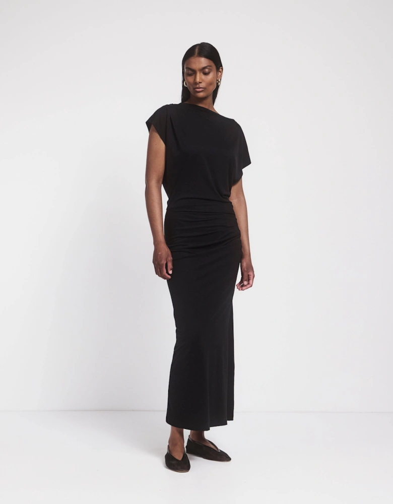 Gabriel Jersey Dress in Black